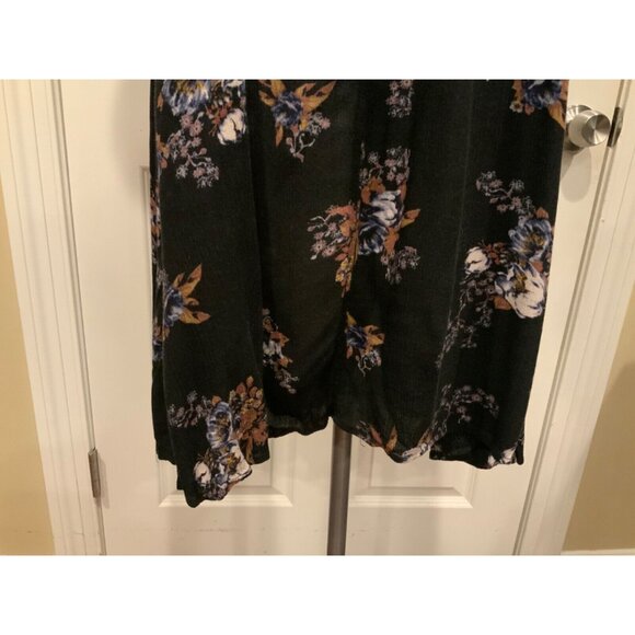 Free People Black Floral Snap Out Of It Tree Swing Dress Size Small - Picture 3 of 7